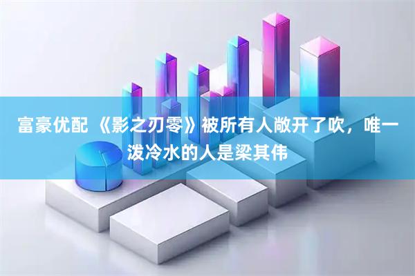 富豪优配 《影之刃零》被所有人敞开了吹，唯一泼冷水的人是梁其伟