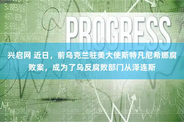 兴启网 近日，前乌克兰驻美大使斯特凡尼希娜腐败案，成为了乌反腐败部门从泽连斯